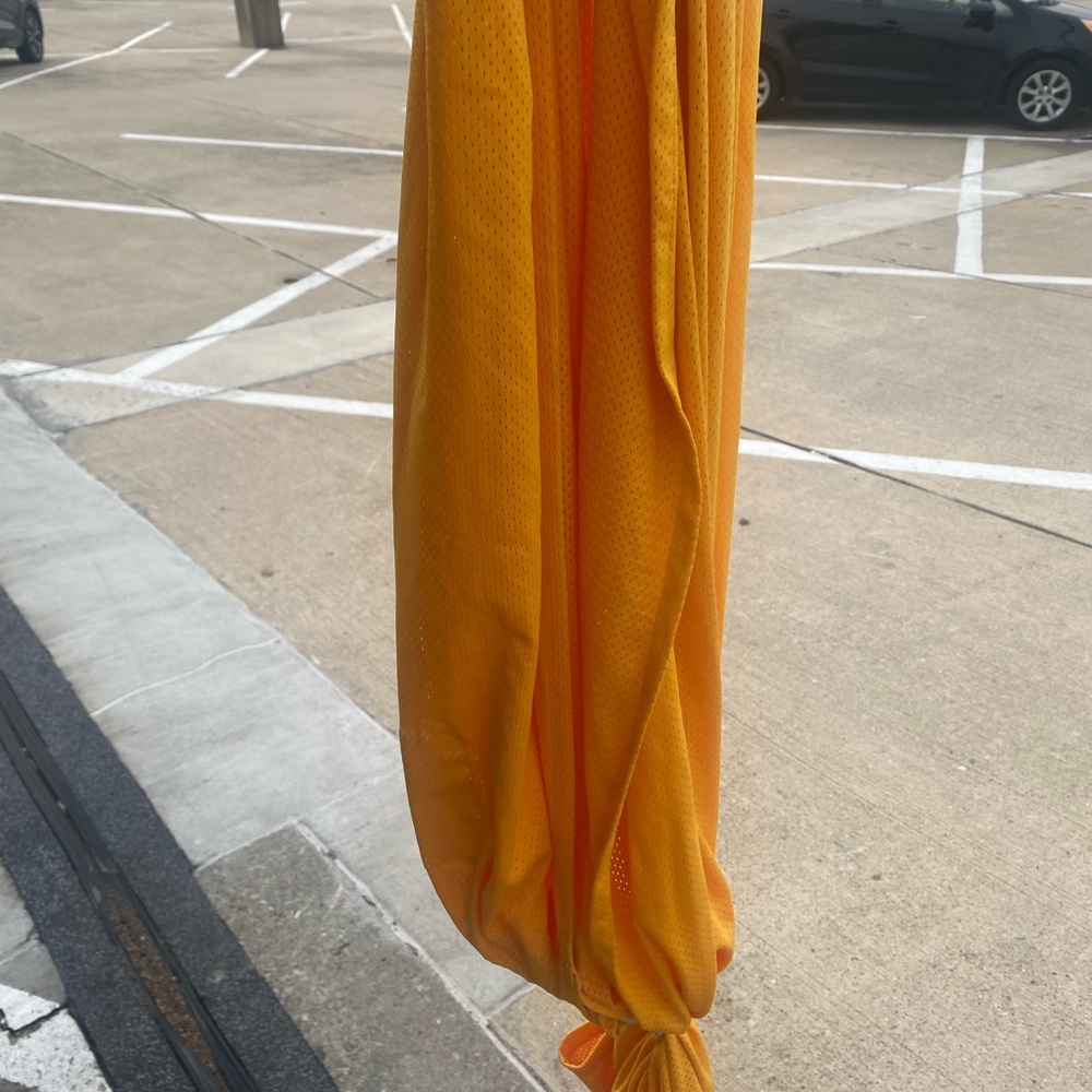 Bright Orange Mesh Fabric Baby Ring Sling